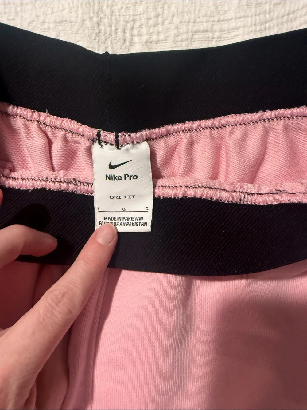 Nike pro girls sweat shorts- like new